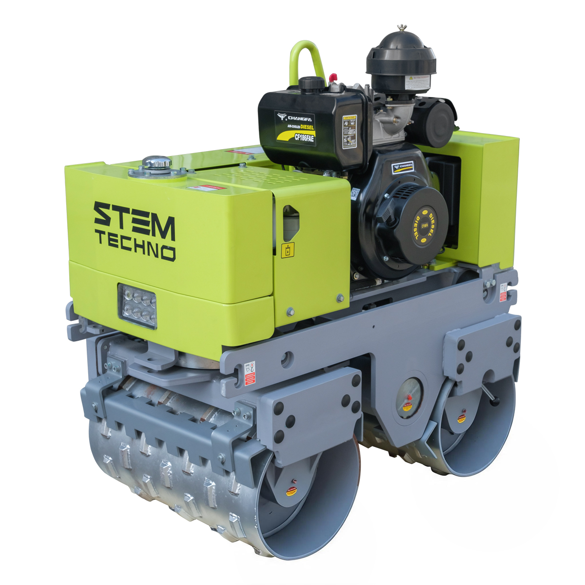 Каток вибрационный двухвальцовый траншейный STEM Techno SRTR 801D (Changfa CF186FAE)
