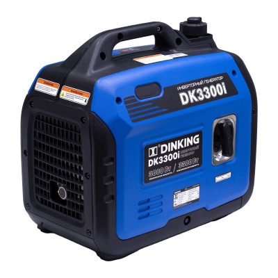 Генератор бензиновый инверторный Dinking DK3300i (3,3кВт, 230В/50Гц, DK164, бак 4л.)