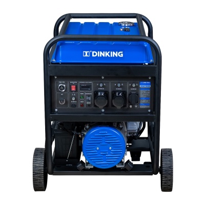 Генератор бензиновый Dinking DKGE11500E (11кВт, 230В/50Гц, электростартер, колёса)