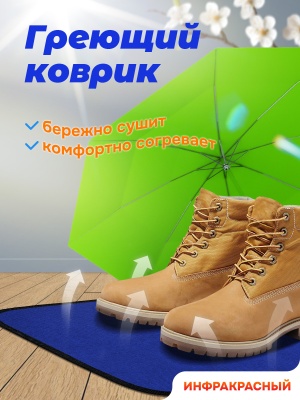 Коврик греющий STEM Energy КТ3 синий 86*56