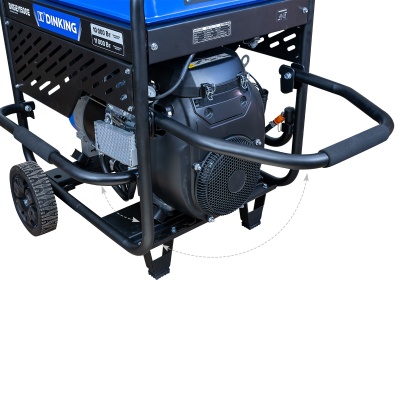 Генератор бензиновый Dinking DKGE11500E (11кВт, 230В/50Гц, электростартер, колёса)