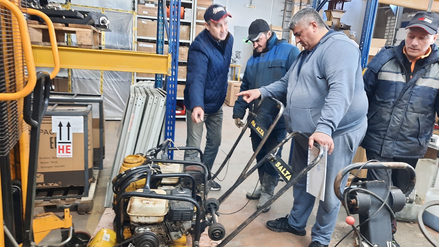 Сервис и обслуживание виброплит