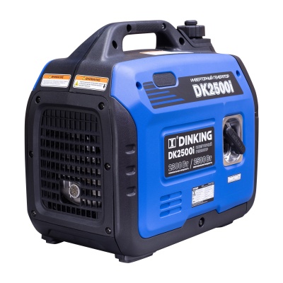 Генератор бензиновый инверторный Dinking DK2500i (2.5кВт, 230В/50Гц, DK164, бак 4л.)