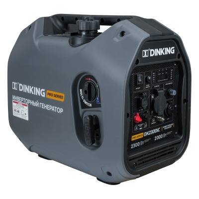 Генератор бензиновый инверторный Dinking DK2300iC (2,3кВт, 230В/50Гц, DK148F/P-2(T-48), бак 4л.)