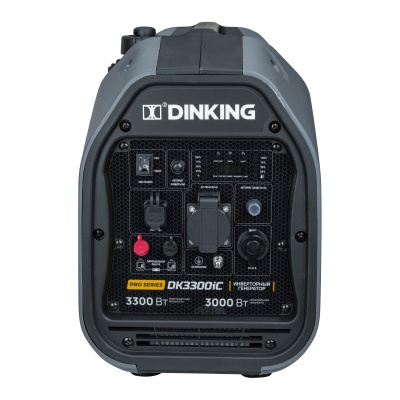 Генератор бензиновый инверторный Dinking DK3300iC (3,3кВт, 230В/50Гц, DK164F/P-2, бак 4л.)