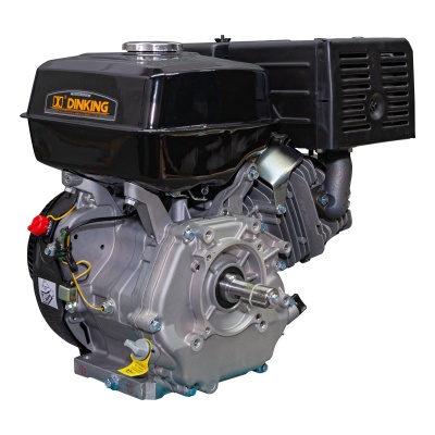 Двигатель Dinking DK190F-C(Q) (15лс, 25.4мм, ручной стартер, датчик масла)